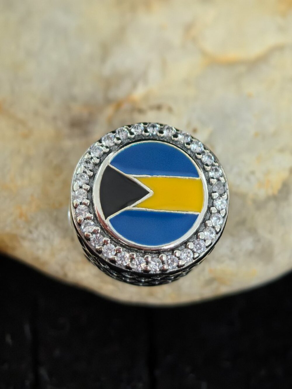 Pandora Bahamas Flag Exclusive Charm, S925 Silver Jewelry (Women's)